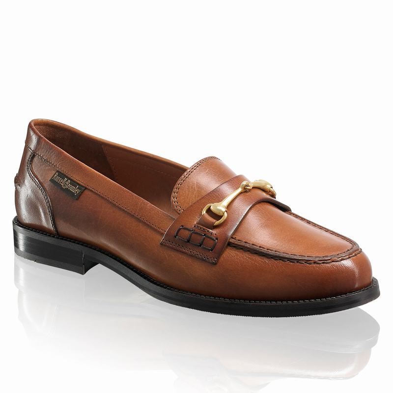 Mokasyny Russell And Bromley Brewster Damskie Brązowe | AXM7172LC