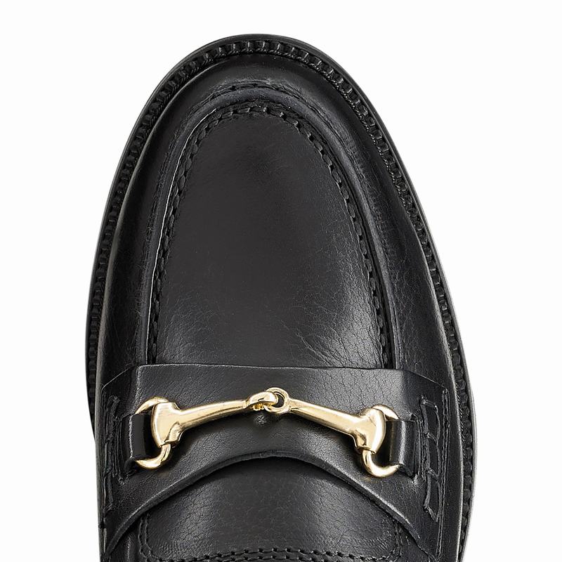 Mokasyny Russell And Bromley Brewster Damskie Czarne | CIQ9780GC