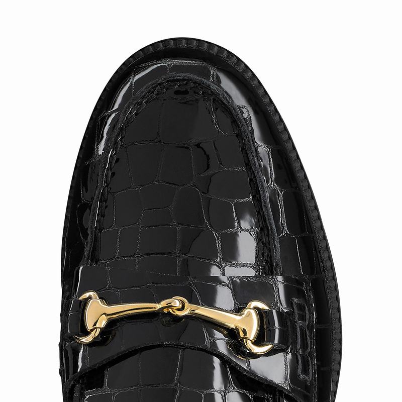 Mokasyny Russell And Bromley Brewster Damskie Czarne | EGV3848DW