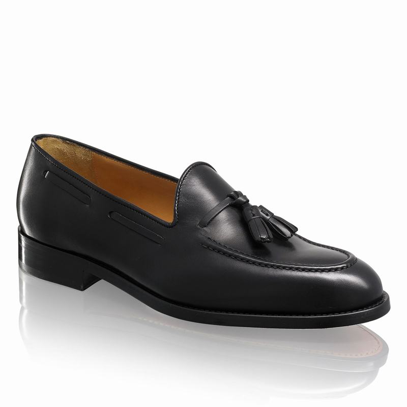 Mokasyny Russell And Bromley Broker Męskie Czarne | BAZ8642JZ
