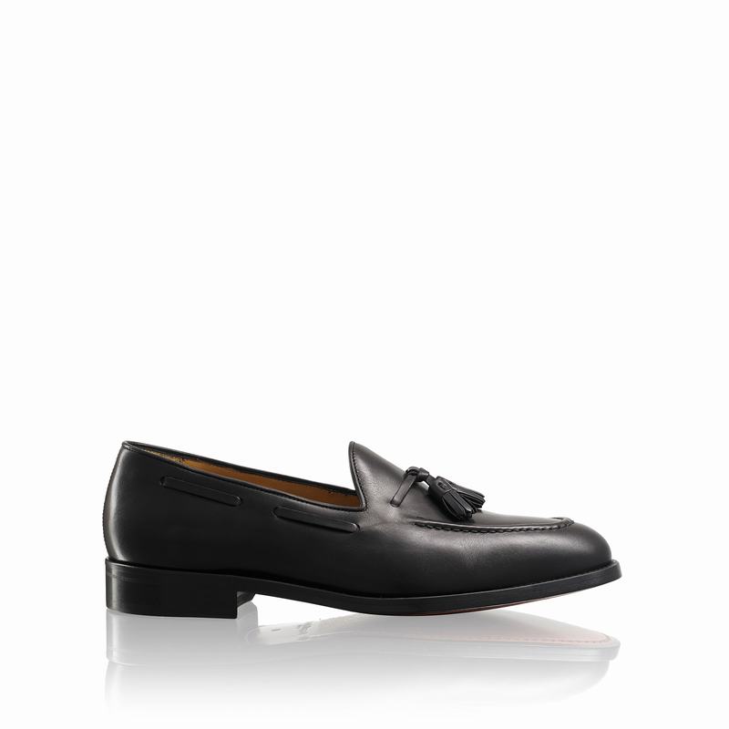Mokasyny Russell And Bromley Broker Męskie Czarne | BAZ8642JZ