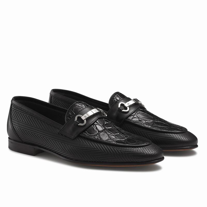 Mokasyny Russell And Bromley Cachet Męskie Czarne | JFB337RE
