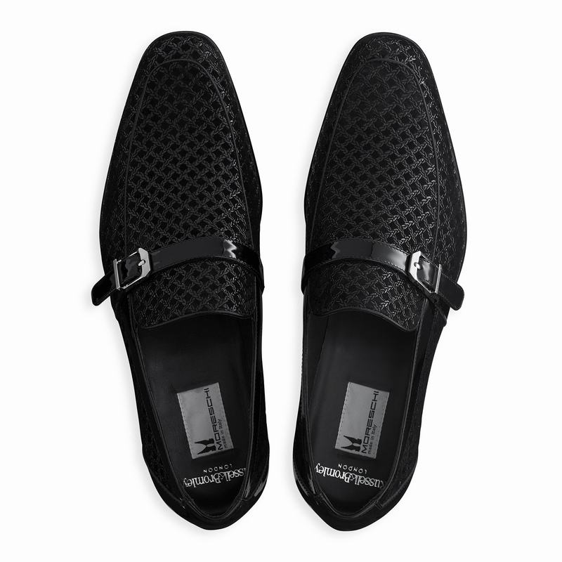 Mokasyny Russell And Bromley Charisma Męskie Czarne | DQP4637QG