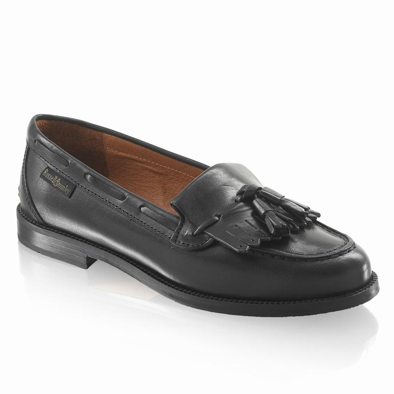 Mokasyny Russell And Bromley Chester Damskie Czarne | HFZ7019OR