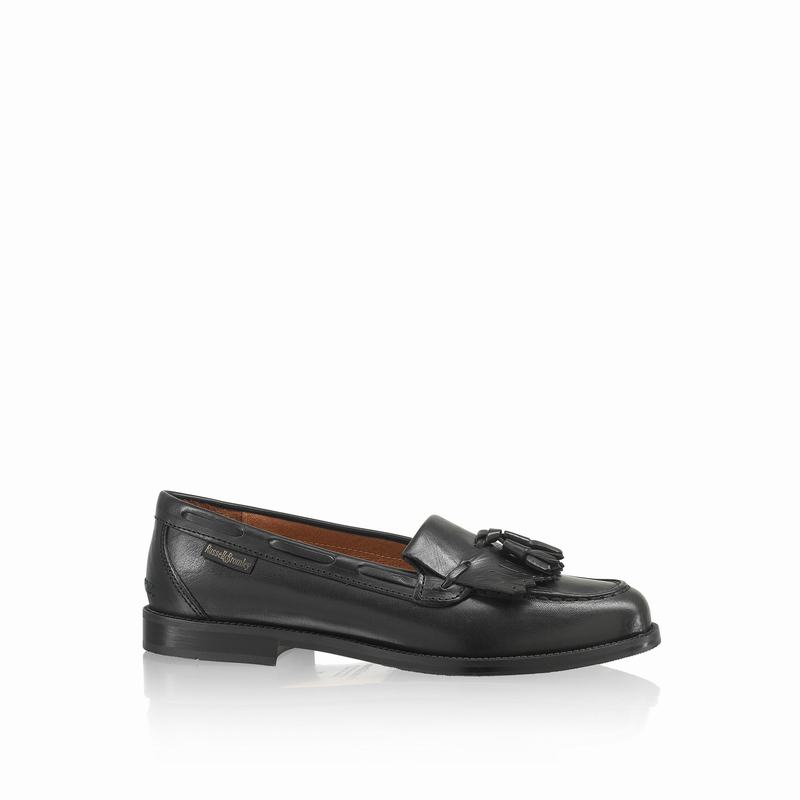 Mokasyny Russell And Bromley Chester Damskie Czarne | HFZ7019OR