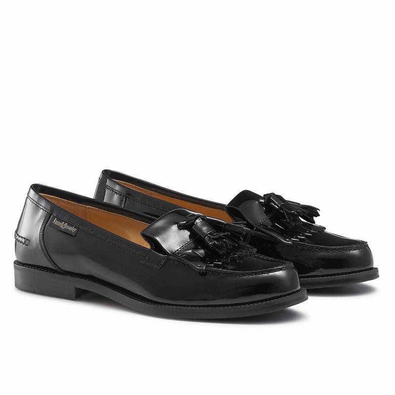 Mokasyny Russell And Bromley Chester Damskie Czarne | SFP989YV