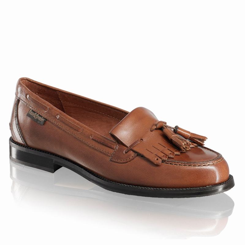 Mokasyny Russell And Bromley Chester Damskie Brązowe | YPY5093AN