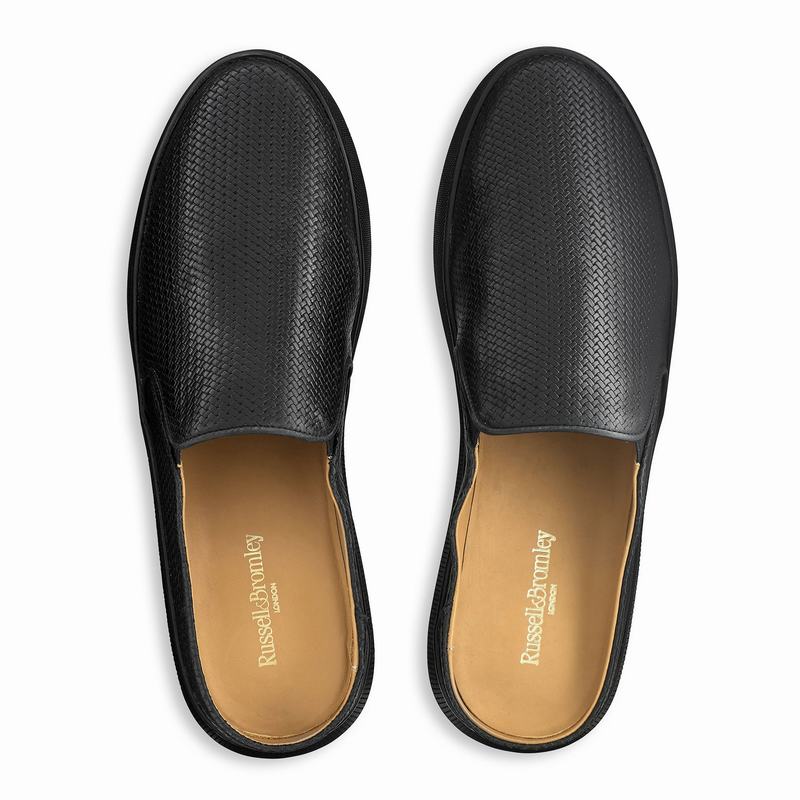 Mokasyny Russell And Bromley Clearcut M Męskie Czarne | PWO4461EA