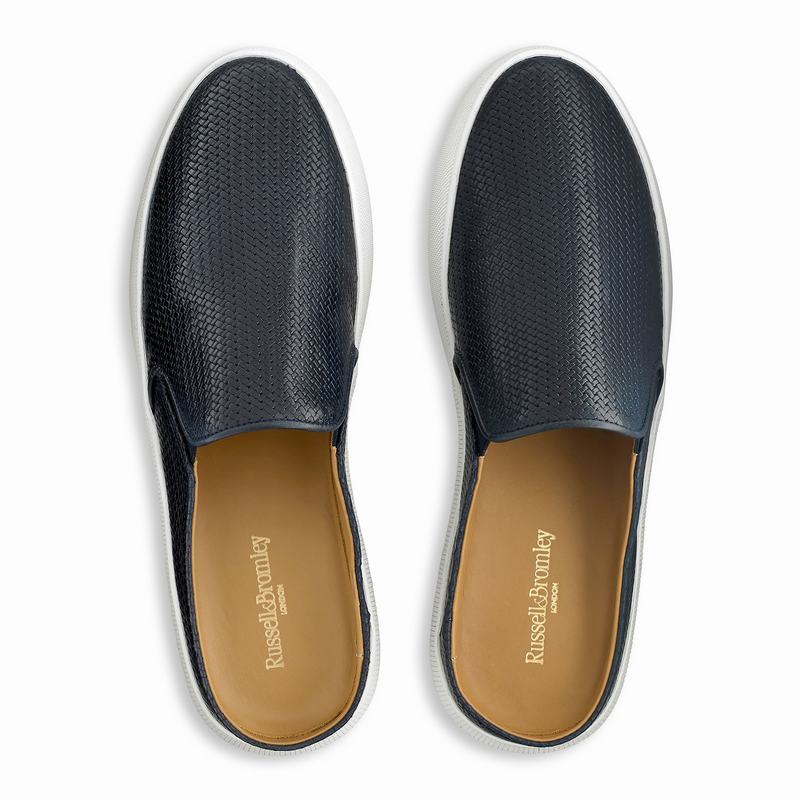 Mokasyny Russell And Bromley Clearcut M Męskie Niebieskie | WXZ6339YJ