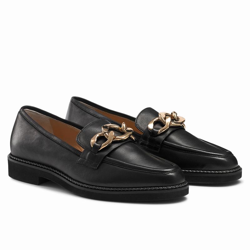 Mokasyny Russell And Bromley Cleopatra Damskie Czarne | MNB253YZ