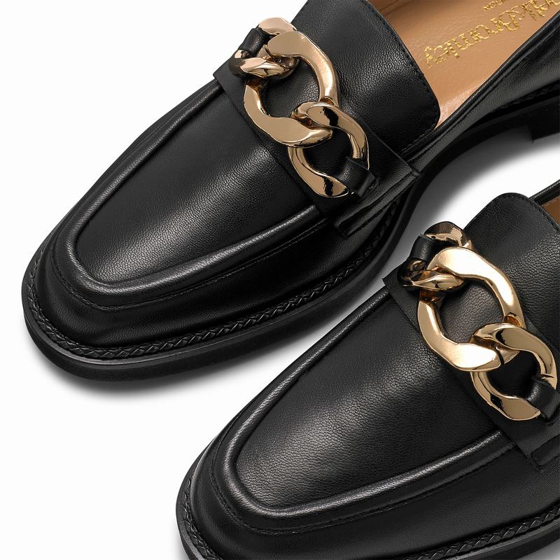 Mokasyny Russell And Bromley Cleopatra Damskie Czarne | MNB253YZ