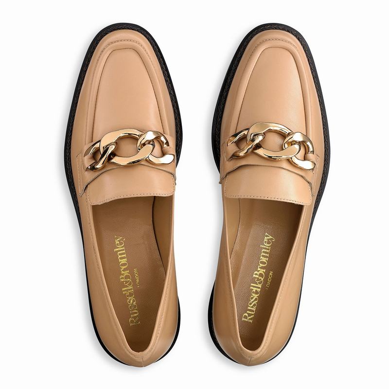 Mokasyny Russell And Bromley Cleopatra Damskie Brązowe | VOO852GD