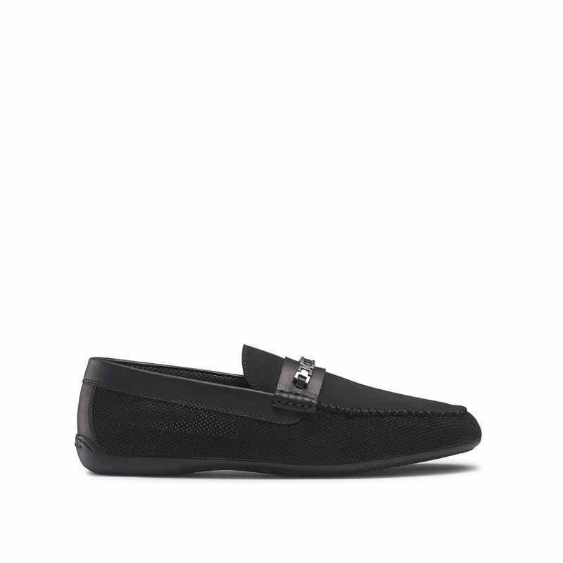 Mokasyny Russell And Bromley Crossover Męskie Czarne | AEN1516MH