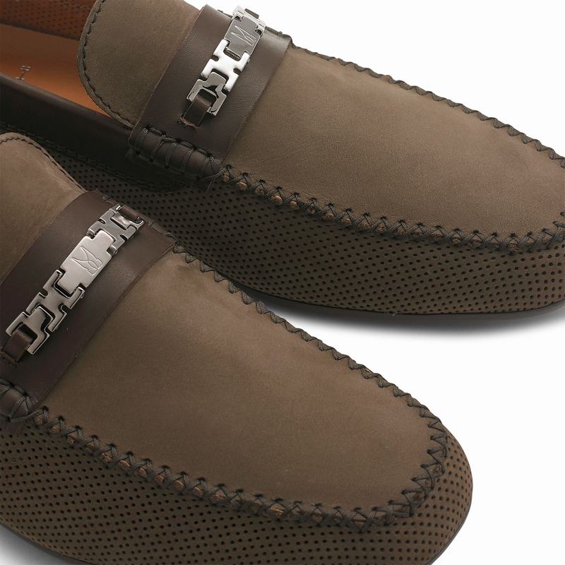 Mokasyny Russell And Bromley Crossover Męskie Khaki | CHK8655VV