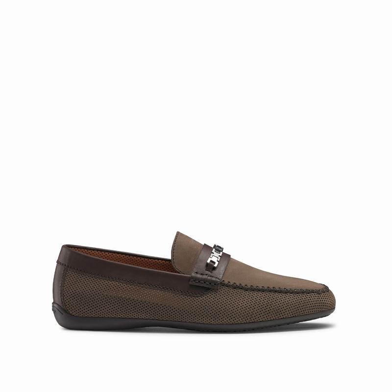 Mokasyny Russell And Bromley Crossover Męskie Khaki | CHK8655VV
