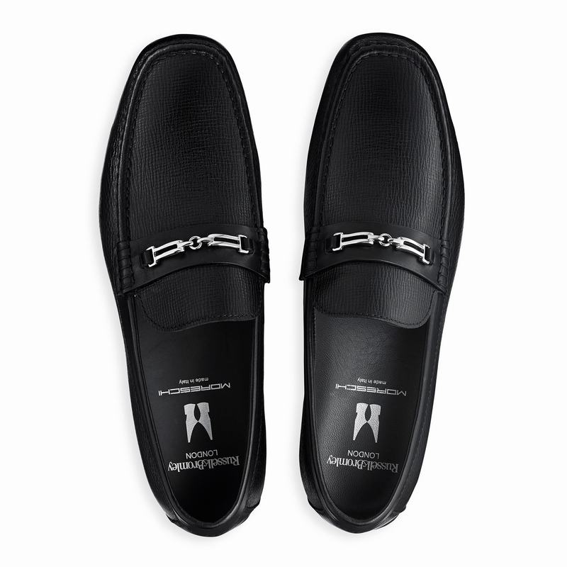 Mokasyny Russell And Bromley Data Męskie Czarne | EZA1919RD