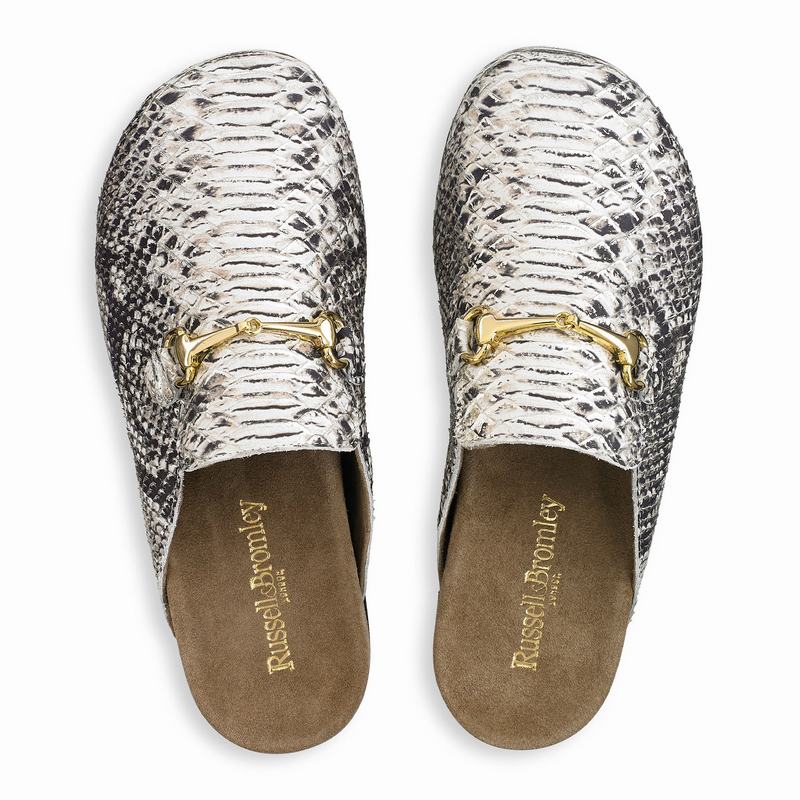 Mokasyny Russell And Bromley Dellacasa Damskie Metallic | QOG6618VK