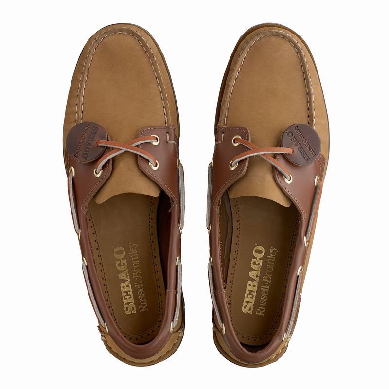 Mokasyny Russell And Bromley Docksides Męskie Brązowe | IGK5861CA