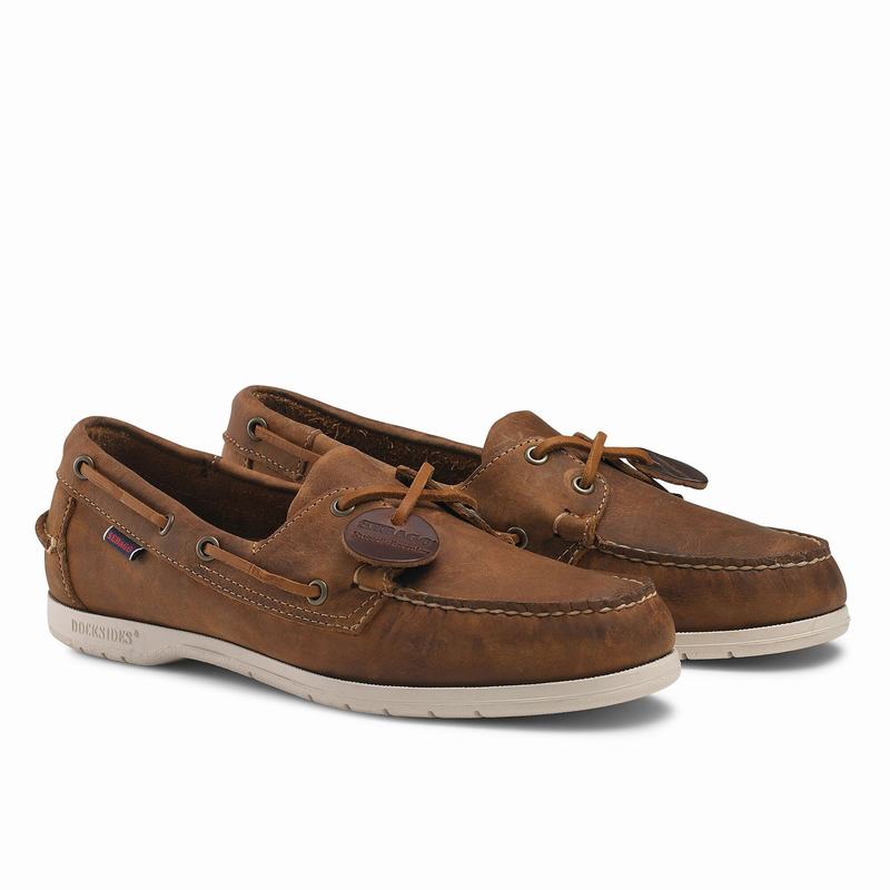 Mokasyny Russell And Bromley Docksides Męskie Brązowe | WGX1048OO