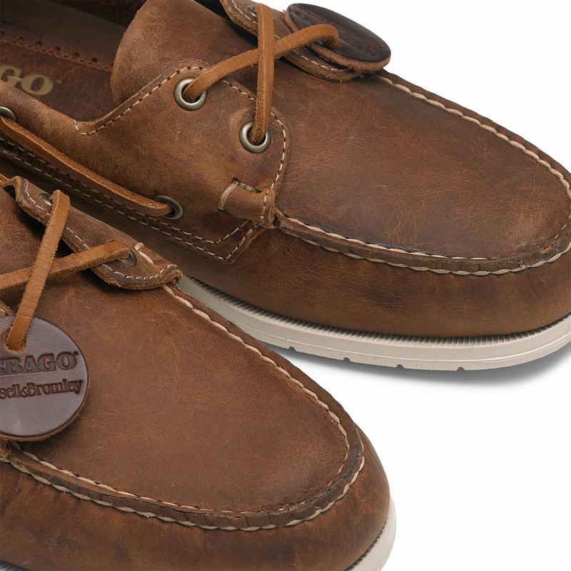 Mokasyny Russell And Bromley Docksides Męskie Brązowe | WGX1048OO