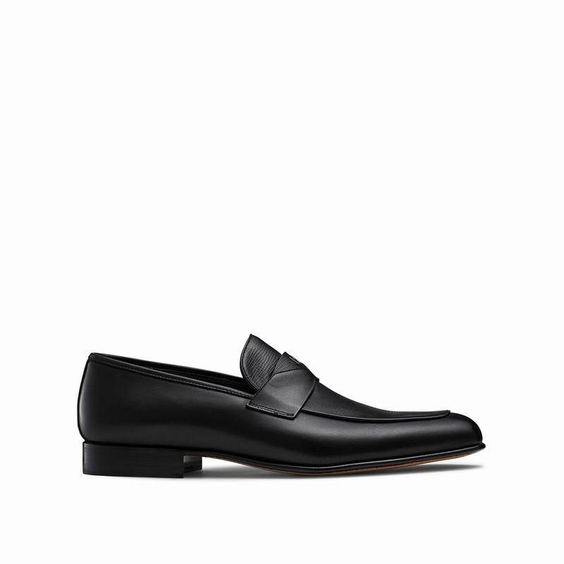 Mokasyny Russell And Bromley Duke Męskie Czarne | UQX1282FG