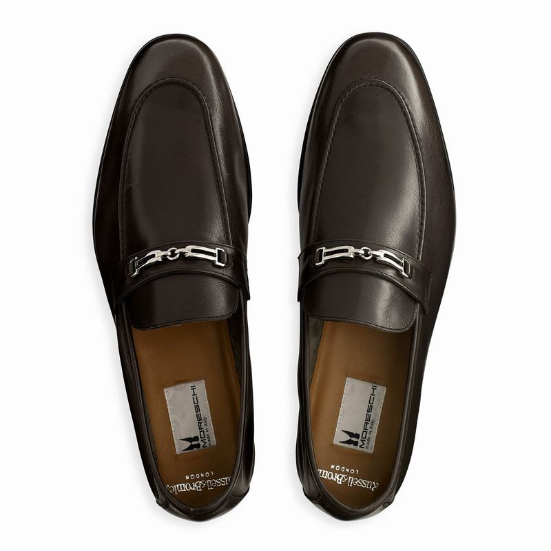 Mokasyny Russell And Bromley Duty Męskie Brązowe | RQK5189BV