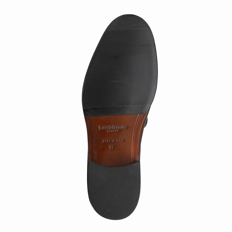 Mokasyny Russell And Bromley Elba Męskie Brązowe | LVD3071CZ