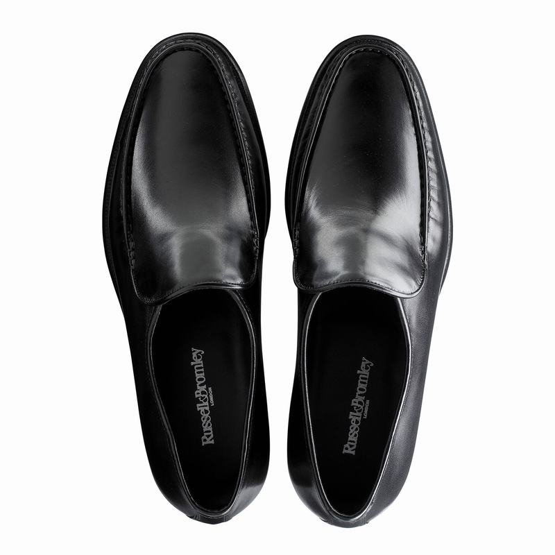 Mokasyny Russell And Bromley Elba Męskie Czarne | USG4212XZ