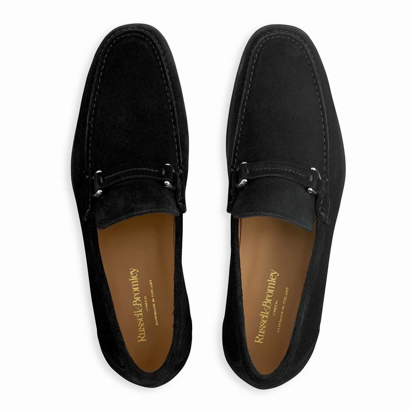 Mokasyny Russell And Bromley Elite Męskie Czarne | MFR362YK