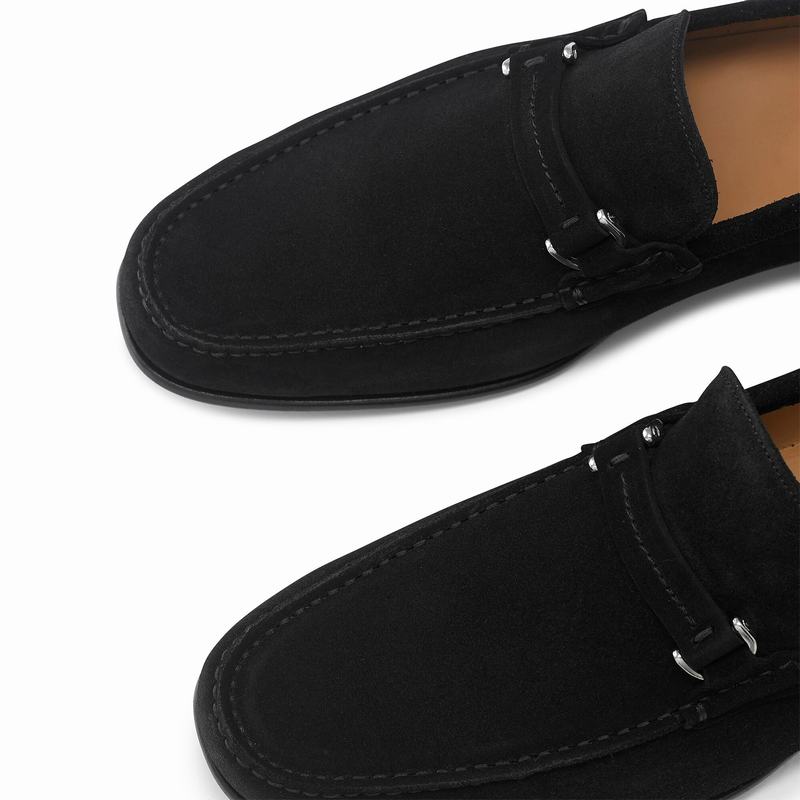 Mokasyny Russell And Bromley Elite Męskie Czarne | MFR362YK