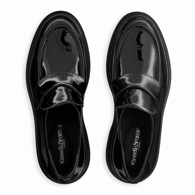 Mokasyny Russell And Bromley Geri Damskie Czarne | LAA3346ES