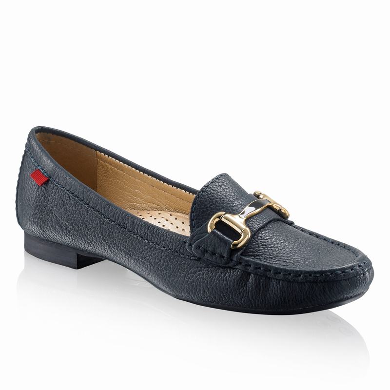 Mokasyny Russell And Bromley Grand Damskie Niebieskie | BZA757GQ