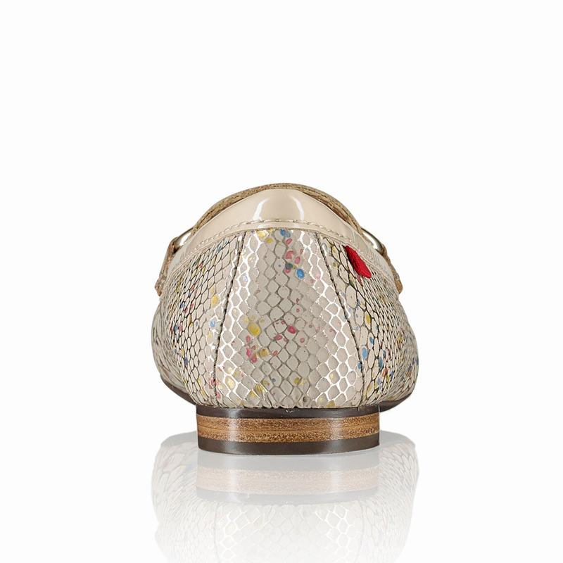 Mokasyny Russell And Bromley Grand Damskie Metallic | IBF6695BL