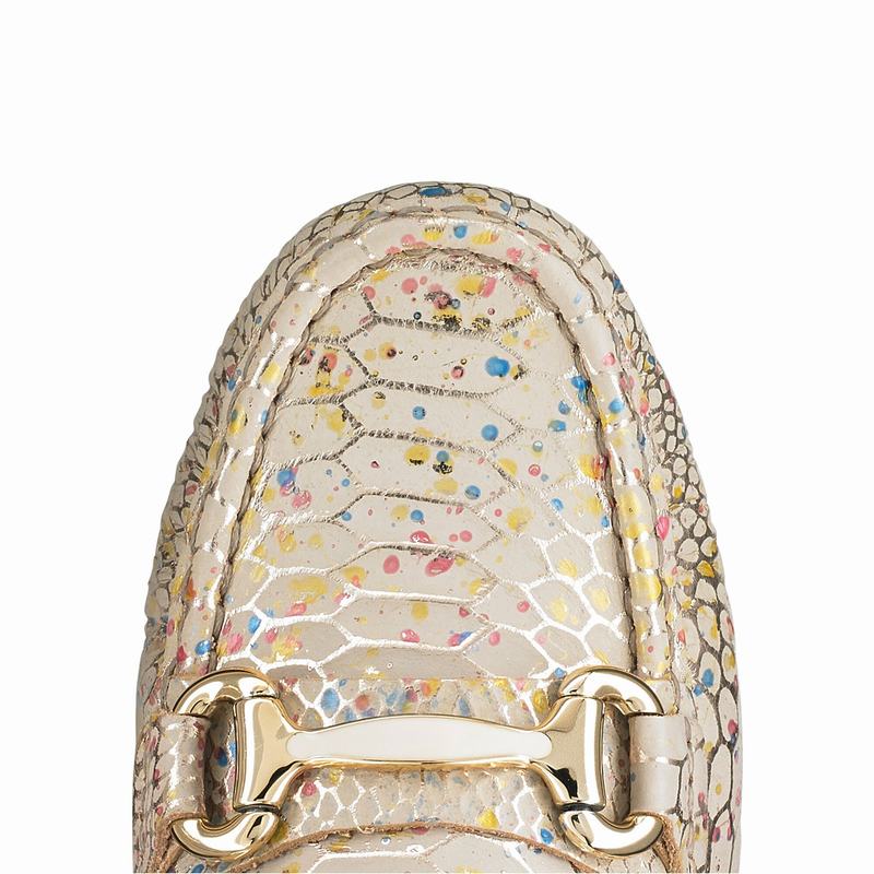 Mokasyny Russell And Bromley Grand Damskie Metallic | IBF6695BL