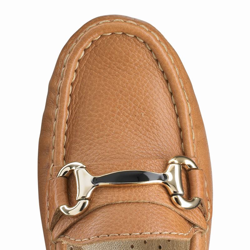 Mokasyny Russell And Bromley Grand Damskie Brązowe | JDS229WY