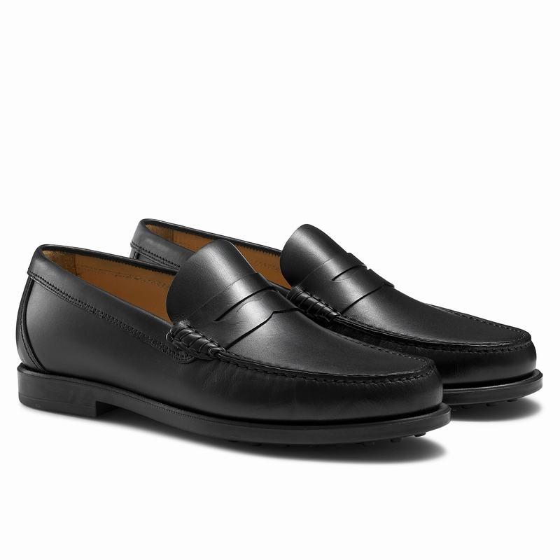Mokasyny Russell And Bromley Hard Wear Męskie Czarne | BJM3248DB