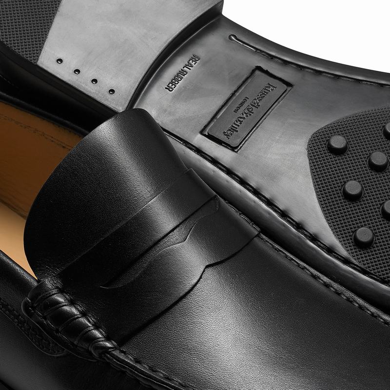 Mokasyny Russell And Bromley Hard Wear Męskie Czarne | BJM3248DB