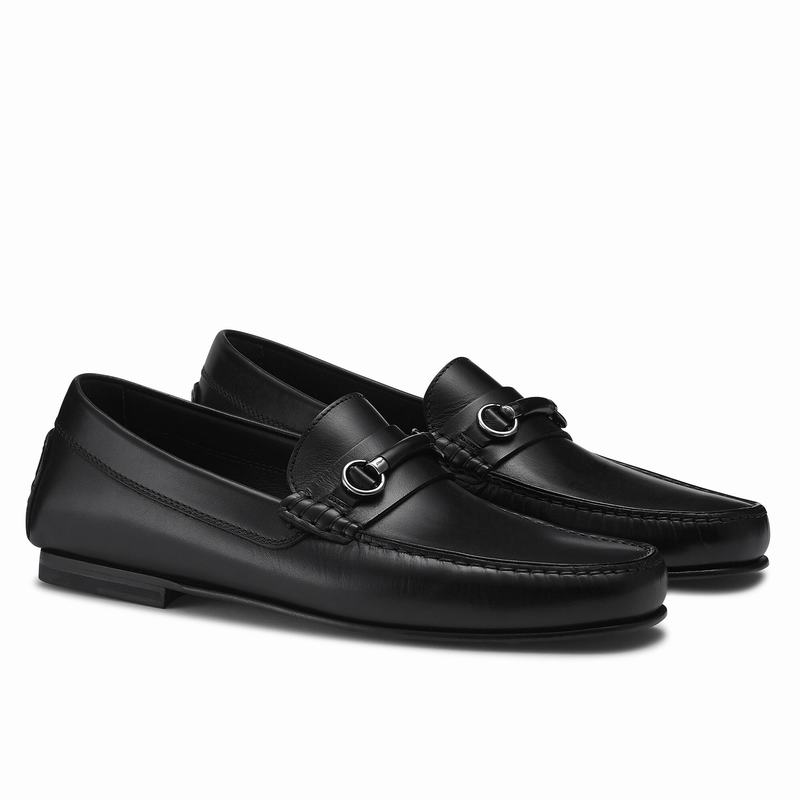 Mokasyny Russell And Bromley Jet Set Męskie Czarne | FCD1216JD