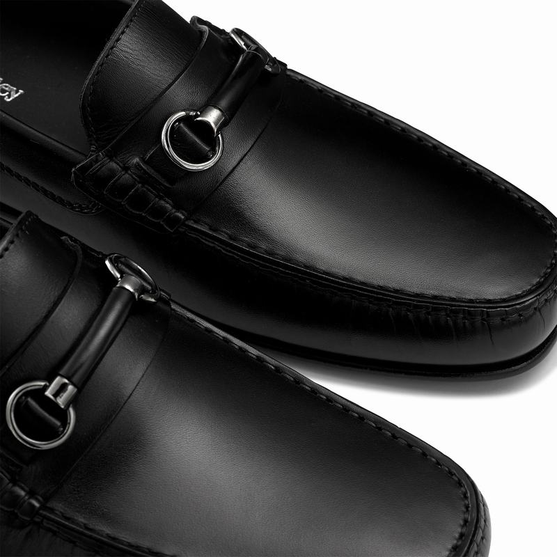 Mokasyny Russell And Bromley Jet Set Męskie Czarne | FCD1216JD