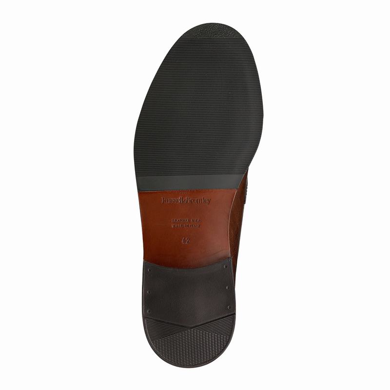 Mokasyny Russell And Bromley Keeble 3 Męskie Brązowe | CFN4546KQ