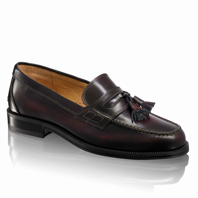 Mokasyny Russell And Bromley Keeble 3 Męskie Czerwone | HVN54RB