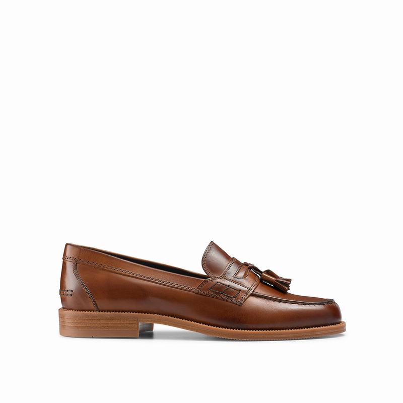 Mokasyny Russell And Bromley Keeble 3 Męskie Brązowe | THN1336ZK