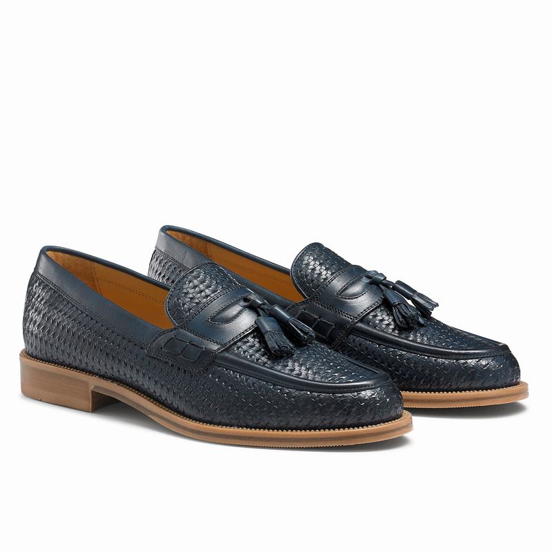 Mokasyny Russell And Bromley Keeble 4 Męskie Niebieskie | LUM5915FS