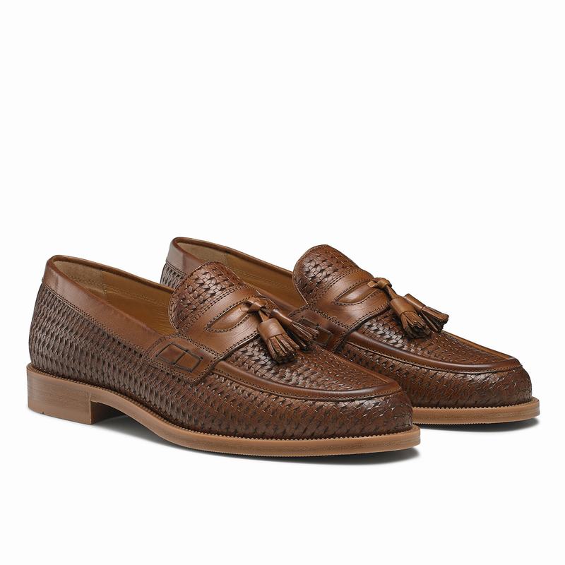 Mokasyny Russell And Bromley Keeble 4 Męskie Brązowe | MDJ6762RJ