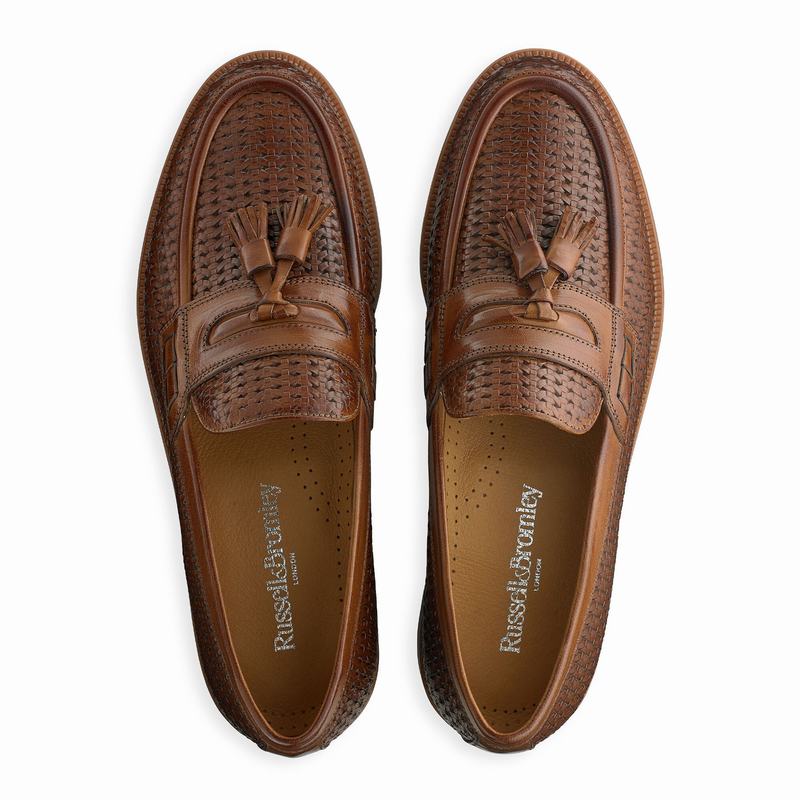 Mokasyny Russell And Bromley Keeble 4 Męskie Brązowe | MDJ6762RJ