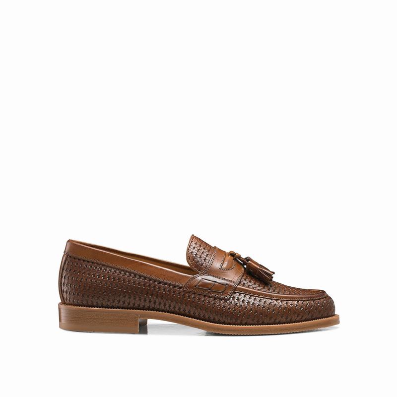 Mokasyny Russell And Bromley Keeble 4 Męskie Brązowe | MDJ6762RJ