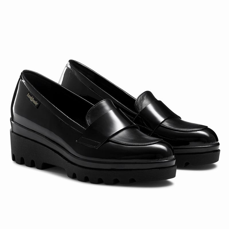 Mokasyny Russell And Bromley Limbo Damskie Czarne | IKX953BO