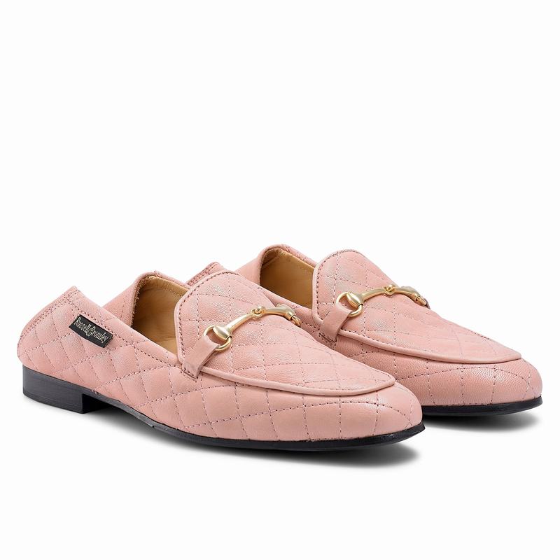 Mokasyny Russell And Bromley Loafer Damskie Różowe | FXS6989DF