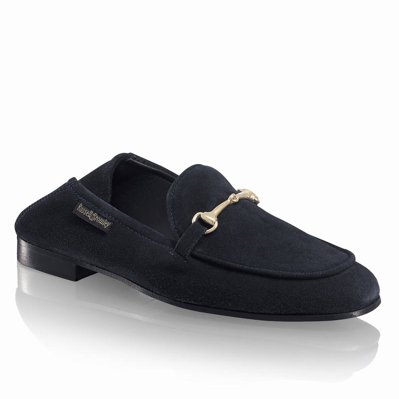 Mokasyny Russell And Bromley Loafer Damskie Granatowe | KCY8013KZ