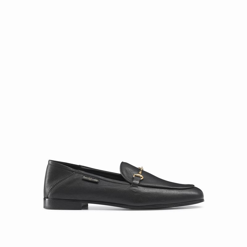 Mokasyny Russell And Bromley Loafer Damskie Czarne | RNY5627EF